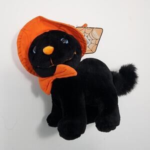 Vtg Sears Exclusive Halloween Friday The Black Cat Witch Plush Stuffed Toy Tags